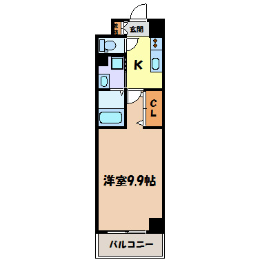 リシュドール鶴舞公園 間取り図