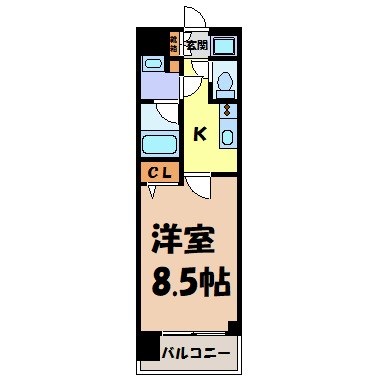 ルクレ新栄レジデンス 間取り