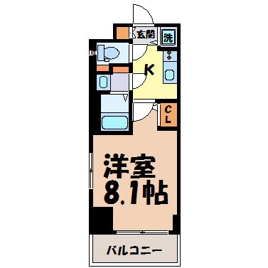 エスプレイス上前津レガシー 間取り図