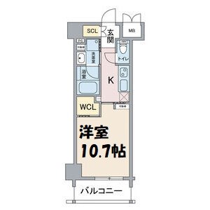 ユニレジデンス瑞穂運動場東 間取り図