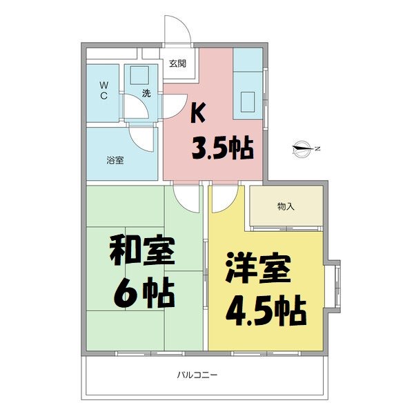 セント・ウィング白鳥 間取り