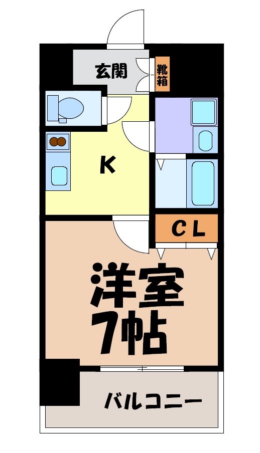 エスリード大須観音プリモ 間取り図