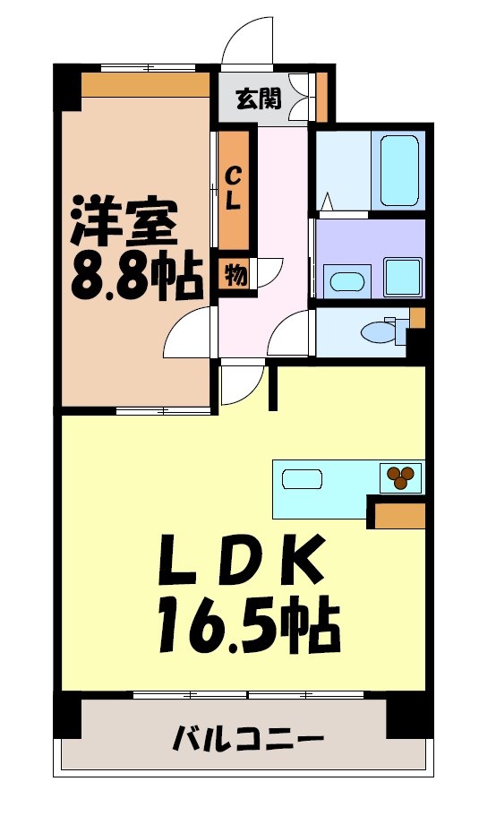 PLATZ　KAKUOZAN 間取り図