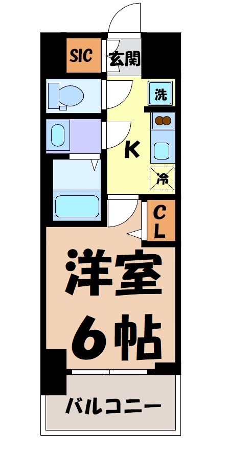 プレサンス名古屋菊井セルカ 間取り図