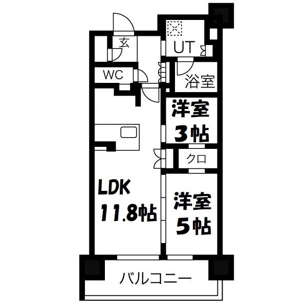 ローレルアイ名駅東 間取り図