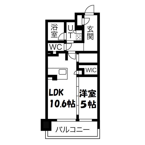 ローレルアイ名駅東 間取り図