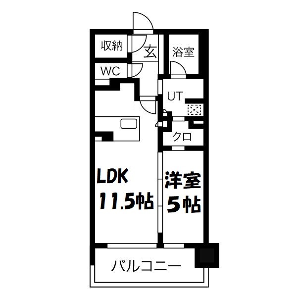 ローレルアイ名駅東 間取り図