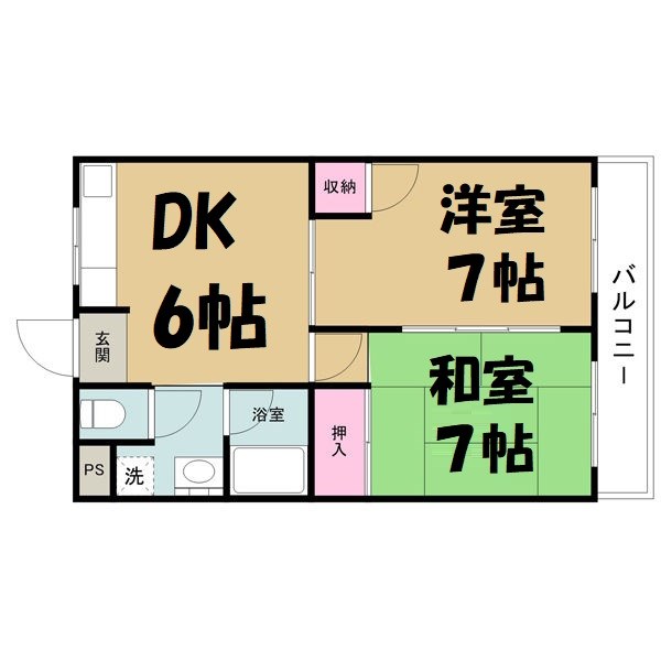 レジデンス茶屋ヶ坂 間取り図