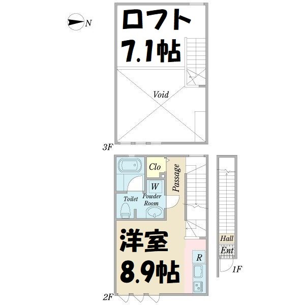 コノンツリー名駅西 間取り図