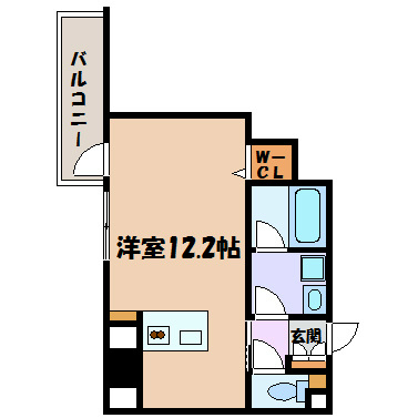 プロシード金山 間取り図