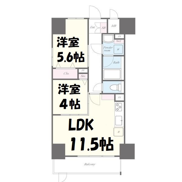 ファミールプライム 間取り図