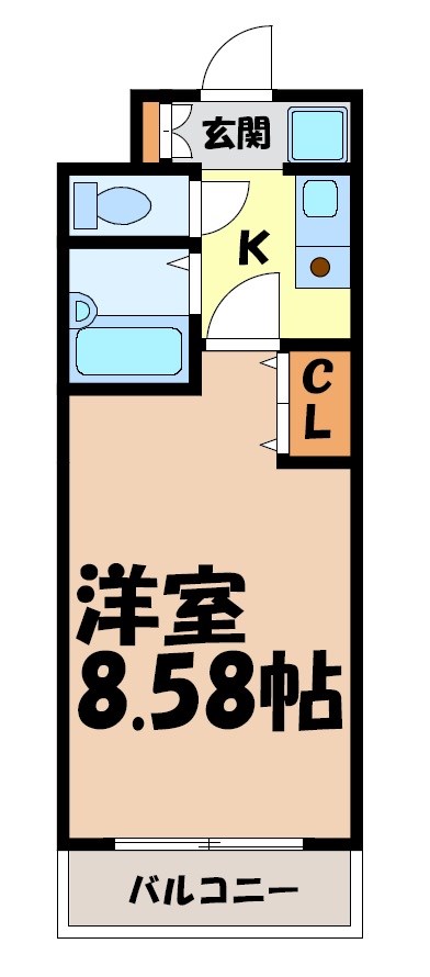 コーラル観月 間取り