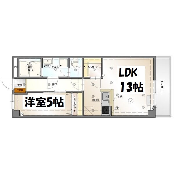 コーポ・トシ 間取り図