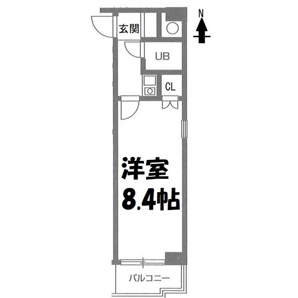 ニッシンハイツ千代田 間取り図