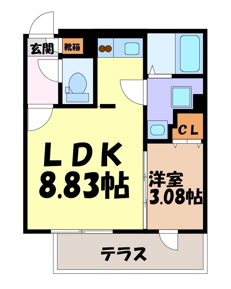 quador名古屋市大前 間取り