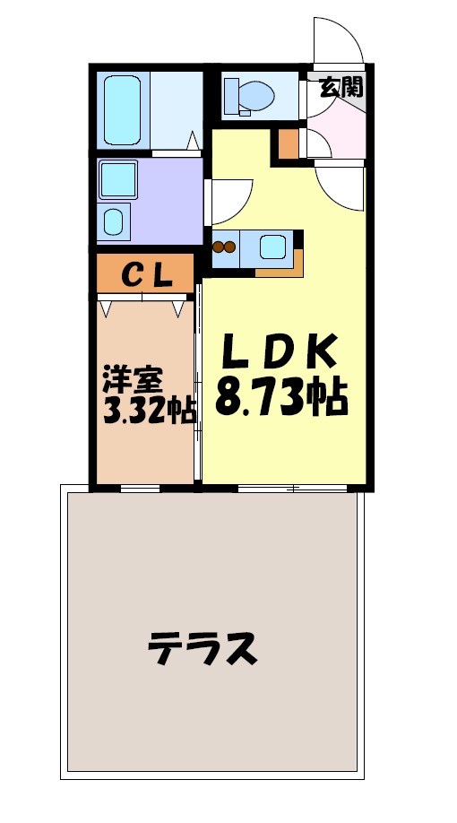 quador名古屋市大前 間取り図