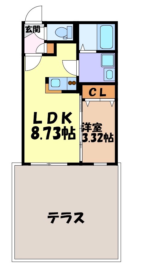 quador名古屋市大前 間取り図