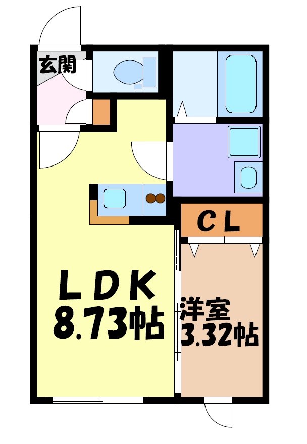 quador名古屋市大前 間取り図