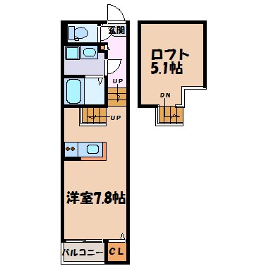 ASTERIA新栄 間取り図