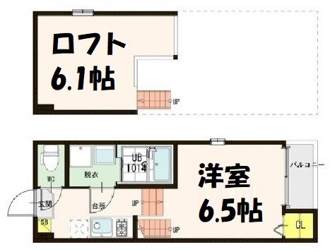 プライム下坂 間取り図