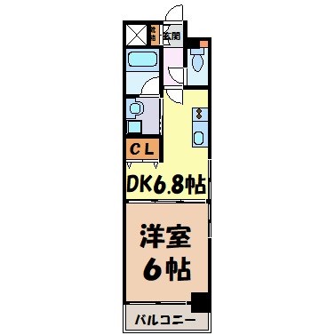 エステムプラザ名古屋駅前プライムタワー 間取り図