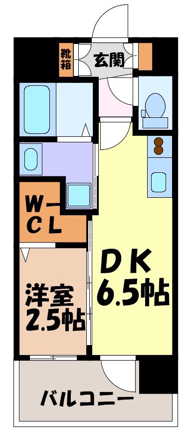 エステムコート名古屋サウスプレミオ 間取り図