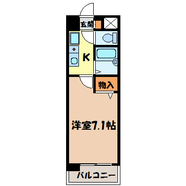 メゾンアソシエ鶴舞 間取り図