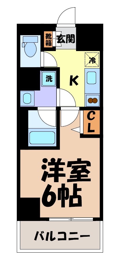 ディアレイシャス大須観音Ⅲ 間取り図