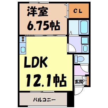 ルシクラージュ 間取り図