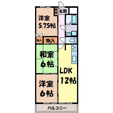 ベルマイン 間取り図