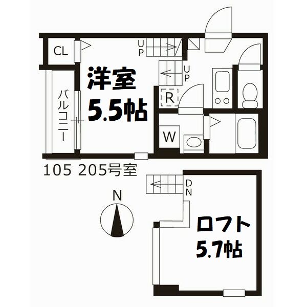 ハーモニーテラス鶴舞 間取り図