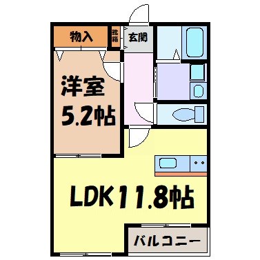 ホリーステージ城山 間取り図