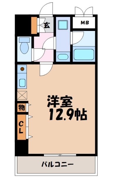 グリーンハイツ新道 間取り図