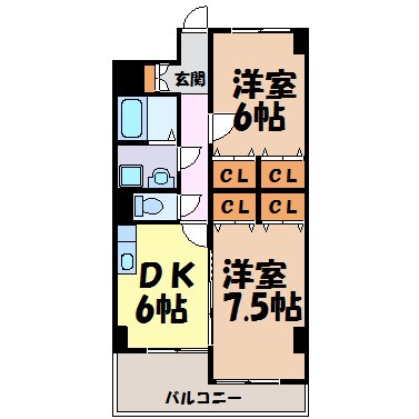 松軒ビル 間取り図