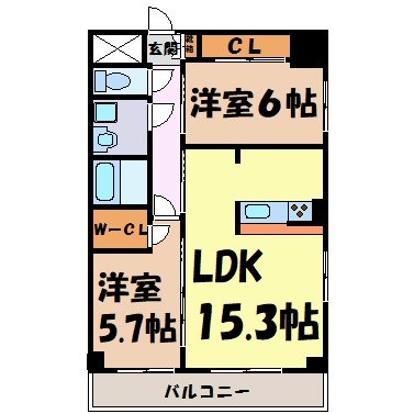 ＧＲＡＮＤＵＫＥ丸田町 間取り図