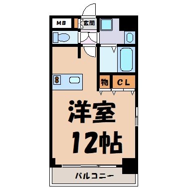 プレサンス久屋大通公園サウス 間取り図