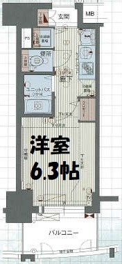 プレサンス金山グリーンパークス 間取り図