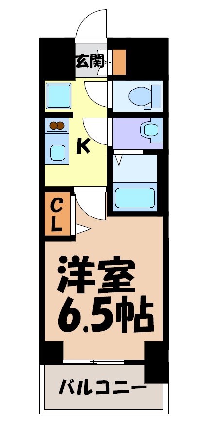 プレサンス広小路通今池 間取り図