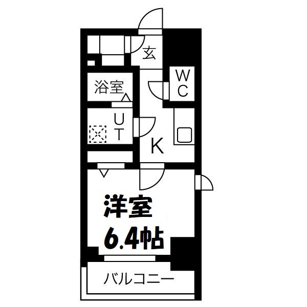 エスリード名古屋STATION　WEST 間取り図