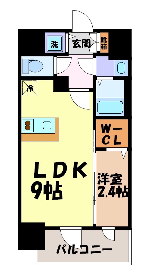CREST TAPP志賀本通 間取り図