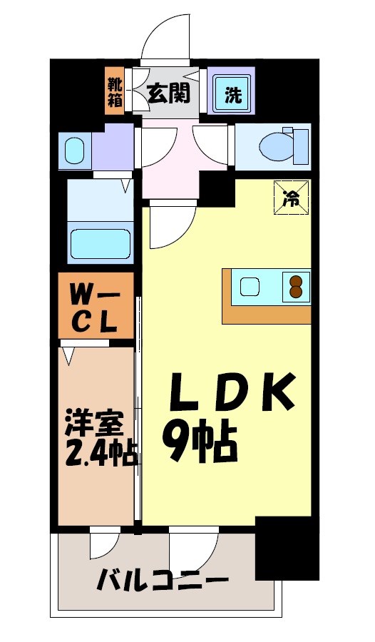CREST TAPP志賀本通 間取り図