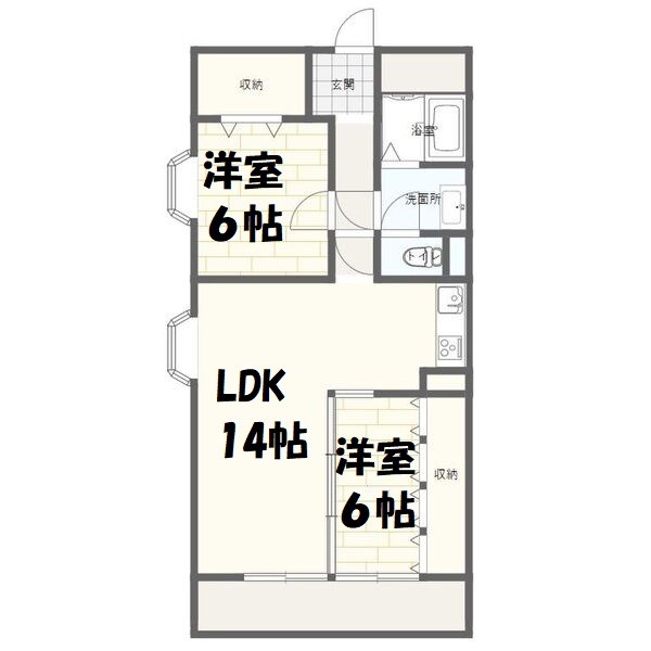 ルネ鶴舞 間取り図