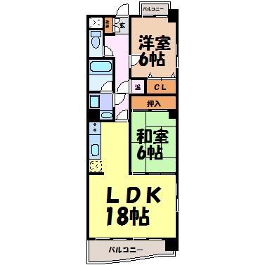 リーベンイセヤマ 間取り図