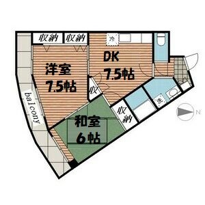 西一ビル 間取り図