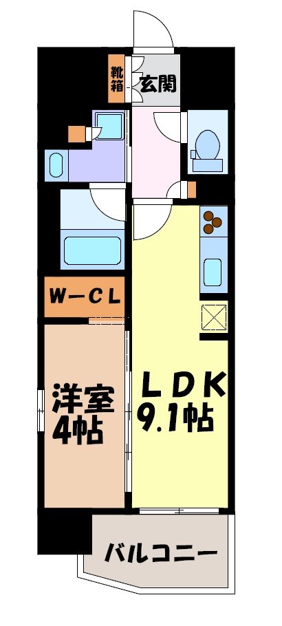 プレサンスロジェ千種内山 間取り図