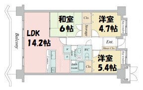 ISM東別院 間取り図