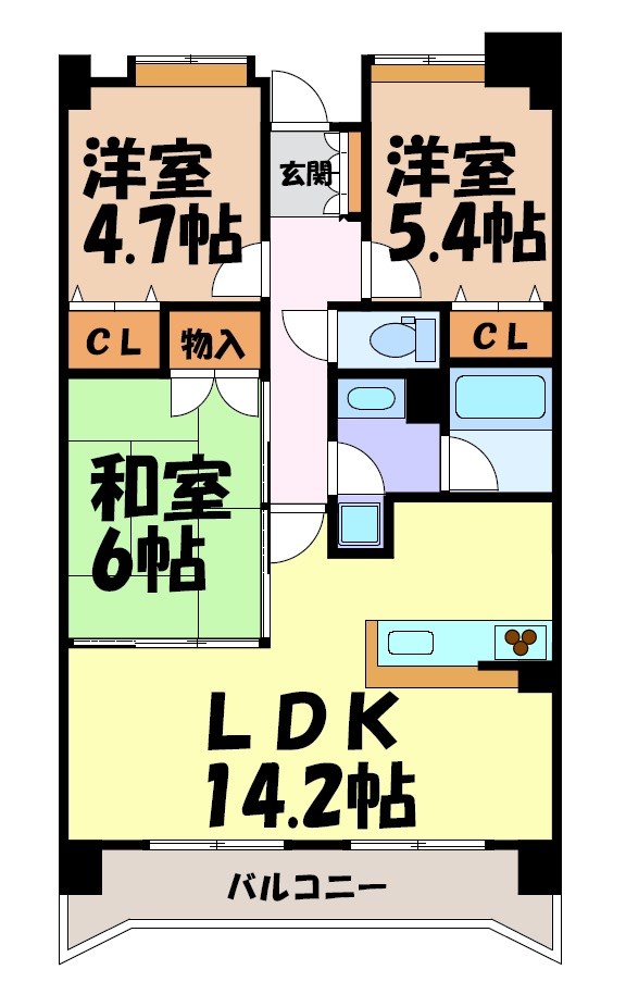 ISM東別院 間取り図