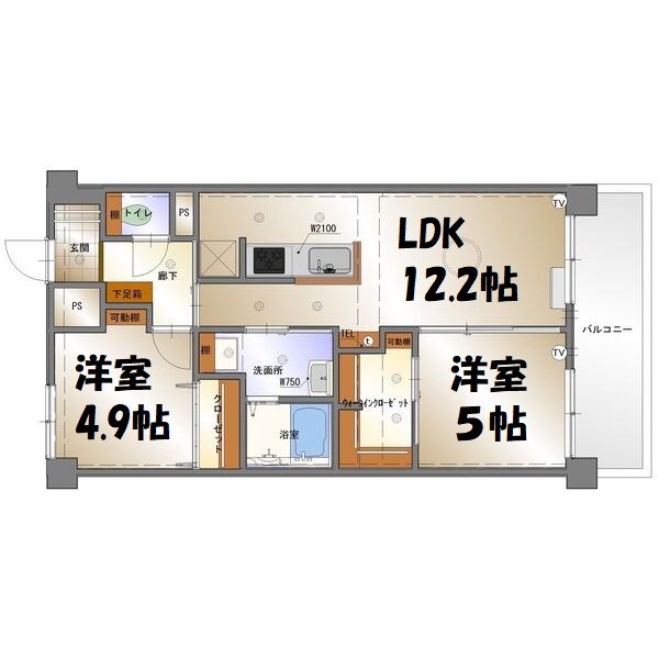 メゾン萩山 間取り図