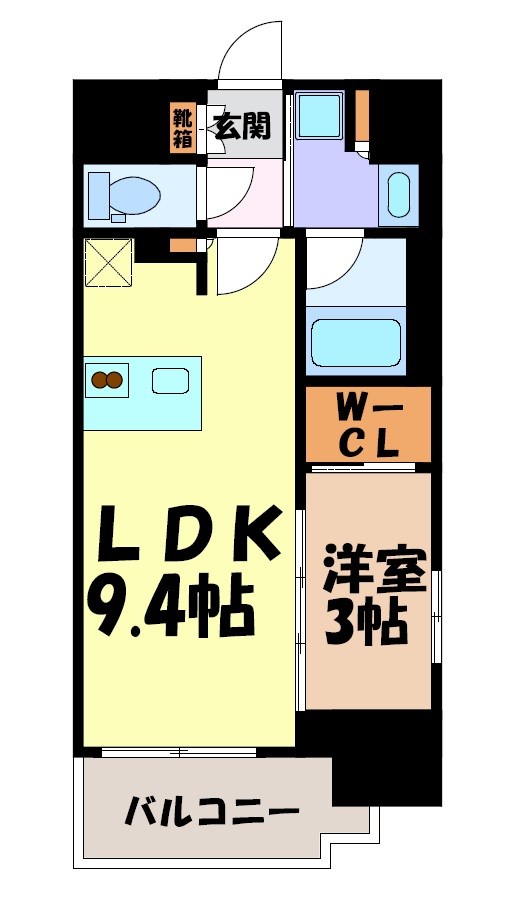 プレサンスレイズ千種今池 間取り図