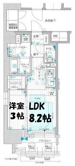 プレサンスレイズ千種今池 間取り図